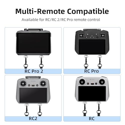 BTG RC/RC 2/RC Pro/RC Pro 2 Remote Controller Lanyard Neck Strap for DJI NEO 2/Flip/Mavic Air 3S 2S/Mini 3 4 5 Pro/Mavic 4 3 2 Controller Lanyard Neck Strap