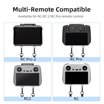 BTG RC/RC 2/RC Pro/RC Pro 2 Remote Controller Lanyard Neck Strap for DJI NEO 2/Flip/Mavic Air 3S 2S/Mini 3 4 5 Pro/Mavic 4 3 2 Controller Lanyard Neck Strap
