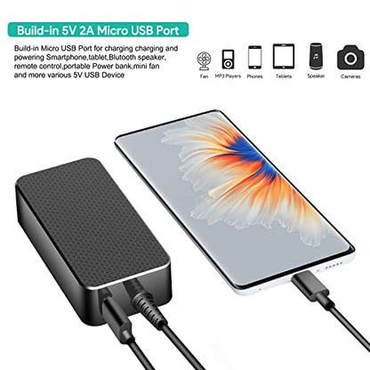 HKY 38W AC Adapter Replacement DJI Mavic Air 2 / Mavic Air 2S Drone Quadcopter Power Supply Cord with Built-in USB Port for Remote Controller