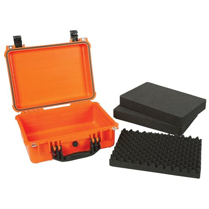 Strongway 16in. Plastic Waterproof Storage Case With Foam, Ammo Box, Fit Use of Drones, Camera, Equipments, Pistols - color: Orange