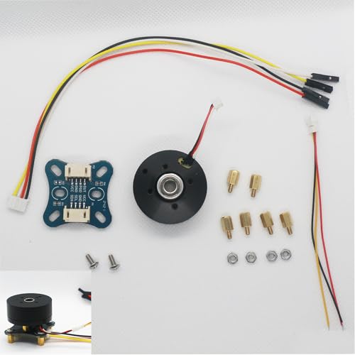 2804 Hollow Shaft Outrunner Brushless DC Motor BLDC with AS5600 Encoder Kit Support FOC, for Gimbal, Drones, Robots, and DIY