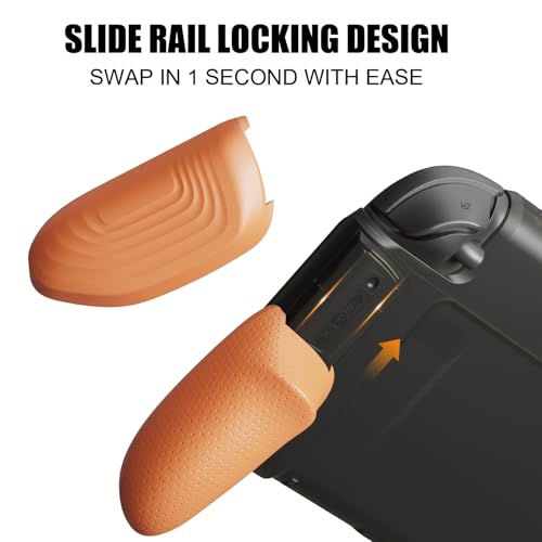 Savage Raven by Skull & Co. GripCase: Soft Protective Case with Replaceable Grips [to fit All Hands Sizes] for Nintendo Switch 2-Black - color: Black, size: GripCase ONLY