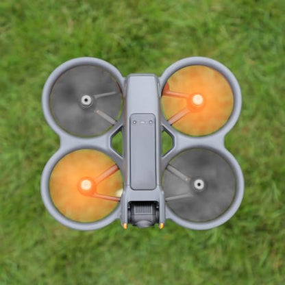 Avata 2 Propellers, 4Pcs Avata 2 Propellers Replacement, Low Noise Replacement Spare Blades Props for DJI Avata 2 Drone Accessories - color: Orange