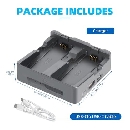 Taoke Two-Way Parallel Charging Hub Compatible with DJI Neo 2