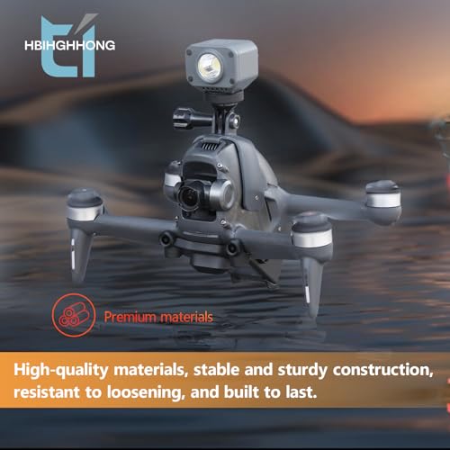 Extension Bracket Mount for DJI FPV Bracket Adapter Flight Lamp for Gopro Pocket 2 Light Clamp Holder Parts Drone Accessories
