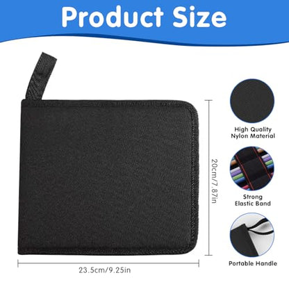 Professional Drawing Set,12 Colored Pencils,12 Graphite Pencils,Eraser,Case - color: Set-Skin