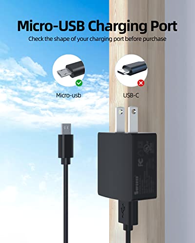 5FT Micro USB Charger Cord Fit for Holy Stone Drone Transmitter HS110G HS120D HS720 HS100(GPS) HS100G(GPS) HS220 HS150 F181G HS230 HS110D HS200D HS110 HD200 AC Adapter Power Supply