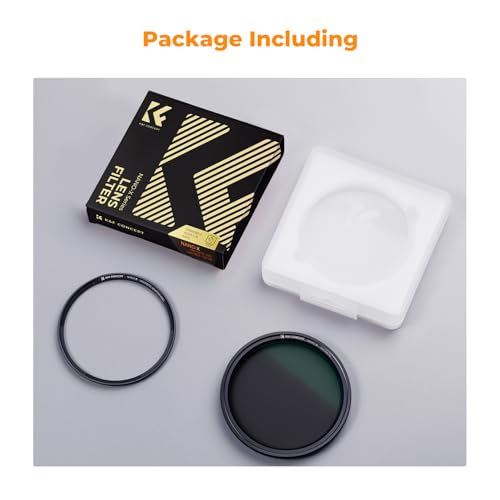 K&F CONCEPT 52mm Magnetic Variable ND Lens Filter ND8-ND128+Magnetic Ring - size: 52mm