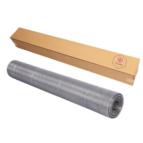 Stainless Steel 304 Wire Mesh 23.6 Inchx10 Foot - 10 mesh 0.45mm Diameter Hardware Cloth