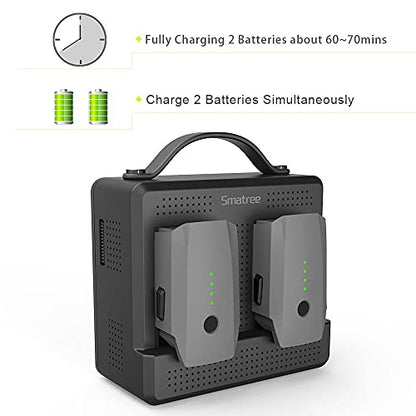 Smatree Mavic Pro Charging Station with Multi Battery Charger Compatible for DJI Mavic Pro/DJI Mavic Platinum Drone Intelligent Flight Battery