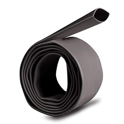 2 Inch Dia 3:1 Waterproof Heat Shrink Tubing, Dual Wall, 4ft, Black - size: 2" (4ft, Black)