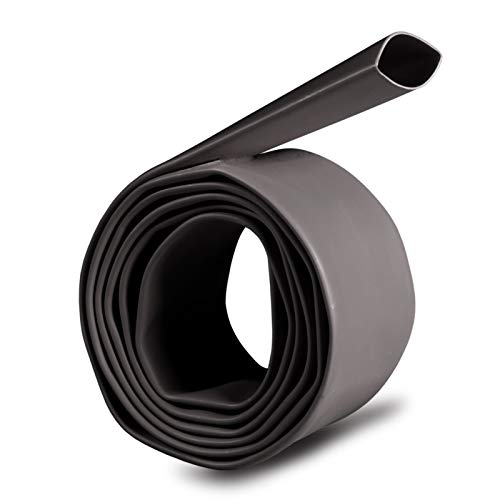 1.5 Inch Dia 3:1 Waterproof Heat Shrink Tubing, Dual Wall, 4ft, Black - size: 1.5" (4ft, Black)