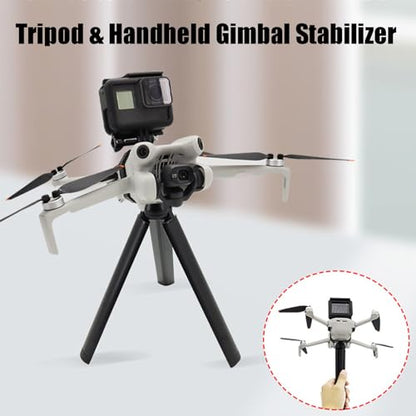 Mini 4 Pro Drone Camera Mount Top Carry Extension Bracket with 1/4 Screw Tripod Mount Adapter Compatible for DJI Mini 4 Pro/Mini 3 Pro/Mini 3 Drone Accessories for Action Camera/LED Flight Light