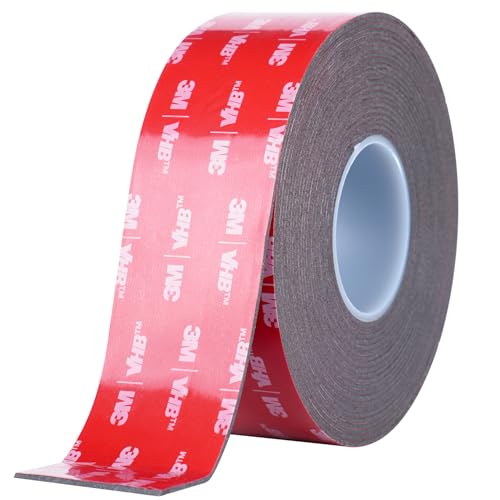 Double Sided Adhesive Tape Heavy Duty, Waterproof mounting Foam Tape, 16.5ft Length, 1.18in Width, High Temperature Resistant Adhesive Tape for car, Household, Office or Parties, LED Strips - size: 1.18in x 16.5ft