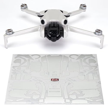 WRAPGRADE Skin Stickers Compatible with DJI Mini 4 Pro | Full Wrap (Madagascar Pearl) - color: Madagascar Pearl