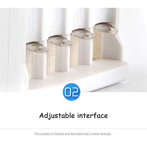 1 Pcs USB Battery Charger AA AAA Rechargeable Batteries Charger 4 Slot USB Plug Fast Battery Charging for AA AAA