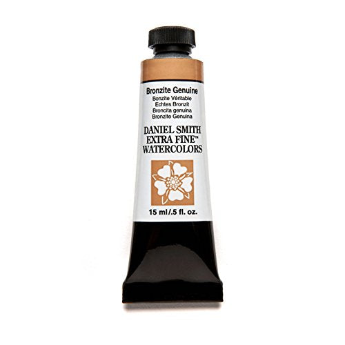 Daniel Smith Extra Fine Watercolor Paint, 15ml Tube, Bronzite Genuine, 284600199, 0.5 Ounce (Pack of 1) - color: Bronzite Genuine