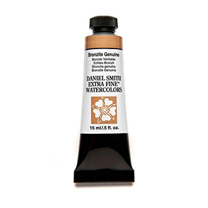 Daniel Smith Extra Fine Watercolor Paint, 15ml Tube, Bronzite Genuine, 284600199, 0.5 Ounce (Pack of 1) - color: Bronzite Genuine