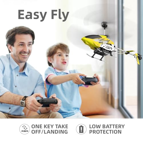U12 Remote Control Helicopter Mini RC Helicopter with Altitude Hold Yellow - color: Yellow