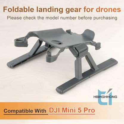 Landing Gear for DJI Mini 5 Pro Foldable Landing Legs Extension Landing Gear Quick Release Stand Height Increase Protector Drone Accessories