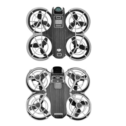 Drone Skin Compatible with DJI Neo - Black Wood - Premium 3M Vinyl Protective Wrap Decal Cover - Easy to Apply | Crafted in The USA by MightySkins - color: Black Wood, style: Matte Finish