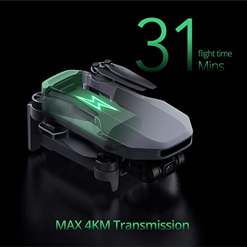 Potensic ATOM SE GPS Drone with 4K EIS Camera, Under 249g, 62 Mins Flight, 4KM FPV Transmission, Brushless Motor, Max Speed 16m/s, Auto Return, Lightweight and Foldable Drone (Renewed)