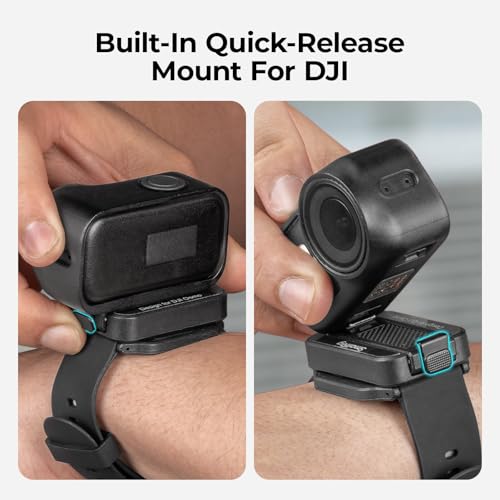 SMALLRIG POV Wrist Strap Only for DJI Osmo Nano/Action 6, with Multi-Angle Flexibility, Quick Release for Horizontal/Vertical Switch, Adjustable & Secure Wristband - 5763 - style: POV Wrist Strap - 5763
