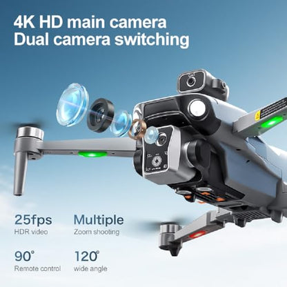 K19 GPS Drone 4.5-inch Screen Controller with SD card, 2 batteries.