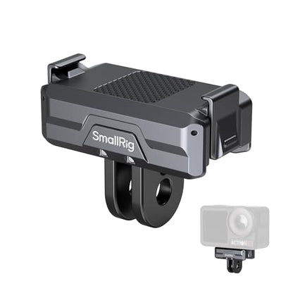 SMALLRIG Magnetic Mount Adapter for DJI Action 5/4/3/Osmo 360-3662B - style: 2-Prong Mount-Aluminum