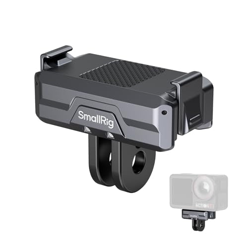 SMALLRIG Magnetic Mount Adapter for DJI Action 5/4/3/Osmo 360-3662B - style: 2-Prong Mount-Aluminum