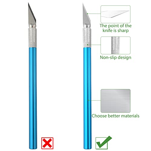 Professional 8 PCS Model Tools Kit Modeler Basic Tools Craft Set Hobby Building Tools Kit for Gundam Car Model Building Repairing and Fixing(A) (Pack of 2) - size: Small (Pack of 2)