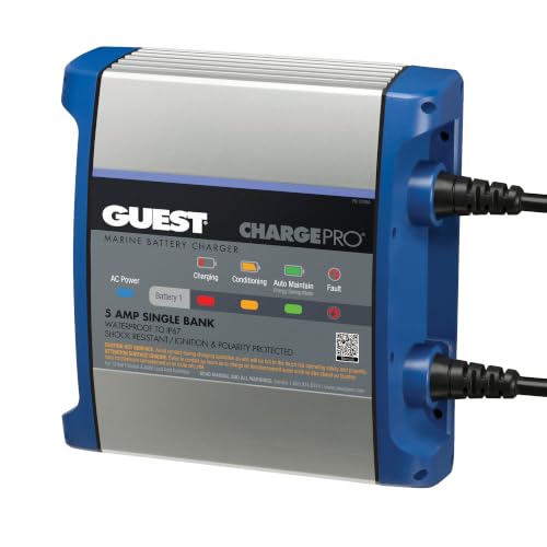 Guest 2708A Guest On-Board Battery Charger 5A / 12V; Bank; 120V Input - style: ChargePro 5
