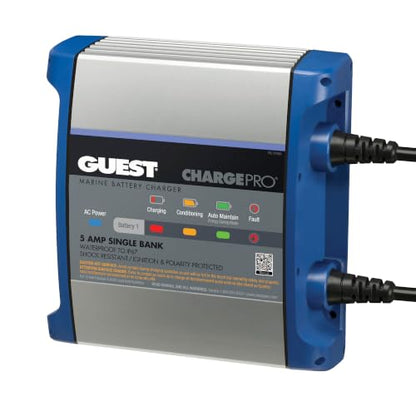 Guest 2708A Guest On-Board Battery Charger 5A / 12V; Bank; 120V Input - style: ChargePro 5