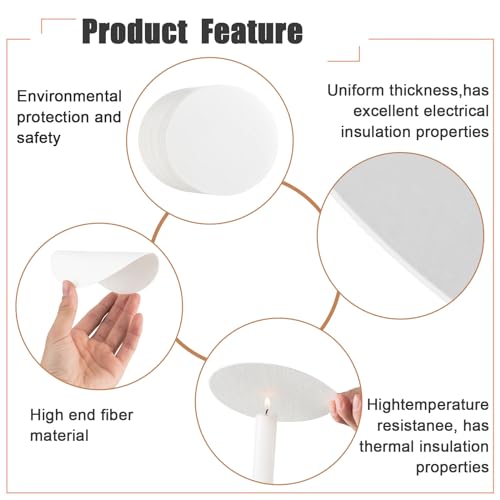 Tujoe 1 Pc Large Microwave Kiln for Pottery with 50 Pcs Paper