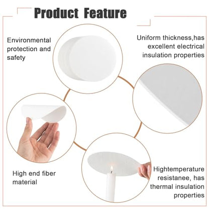 Tujoe 1 Pc Large Microwave Kiln for Pottery with 50 Pcs Paper