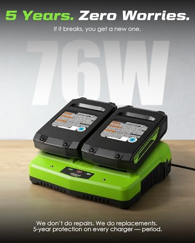 Replacement for Greenworks 24V Battery Charger, for Greenworks 24V Battery