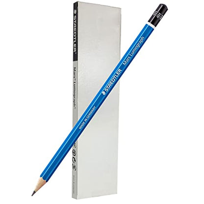 STAEDTLER Mars Lumograph 4H Graphite Art Drawing Pencil, 6 Pencils - style: 4H