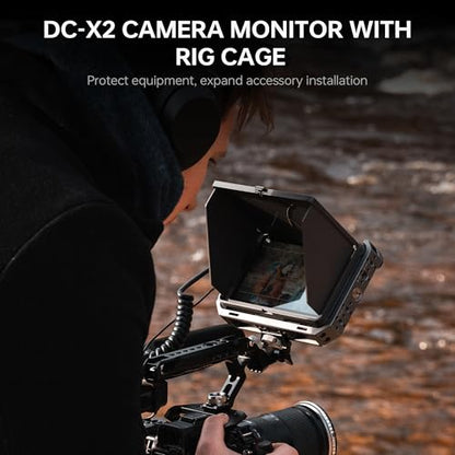 VILTROX DC-X2 6 Inch Touchscreen Camera Field Monitor with Rig Cage