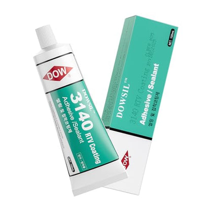 3140 RTV Coating 100ml Adhesive Sealant Translucent Clear Binding Agents Electrical Industry and Electronics,Good Flowability, Good Flame Resistance, Dow Corning 3140
