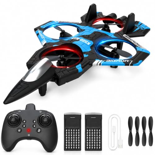 RC Airplane for Kids, Hand Launch Fighter Jet with Auto Hover