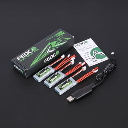 SCX24 Battery 7.4V Lipos 2S 360mAh Rechargeable lipo Battery - size: 360mah 7.4V
