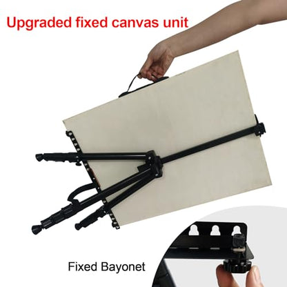 RRFTOK 2 Pack 17-66 Inch Art Easel Stand for Painting and Sign, Black - style: 66B 2-Pack