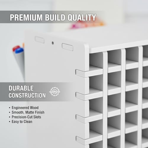 DAYUMKOU 2 Pcs 180 Marker Organizer Holder with 5mm Wood Plastic Board