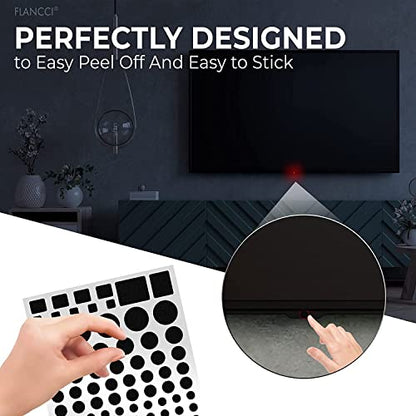 FLANCCI LED Light Dimming Stickers, LED Dimming Stickers, (2 Sheets) Dimming Sheets (6 Sheets 80%) - size: 6 SHEETS 80%