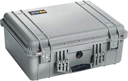 Pelican 1550 Case With Foam (Silver) - color: Silver
