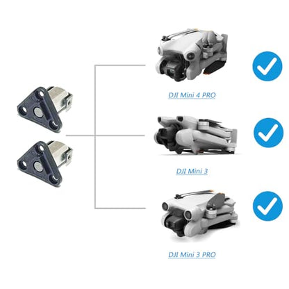 iMusk 2 pcs Original Pivot Hinges for DJI Mini 5/4 Pro/Mini 3 Front Arm Rotating Axis Hinge Shaft Repairing Parts - style: 2 pcs