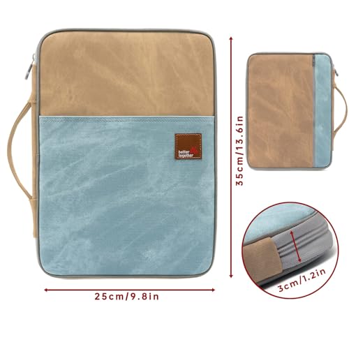mygreen Universal Travel Gear Organizer/Electronics Accessories Bag/Document File Bag - color: Khaki and Light Blue