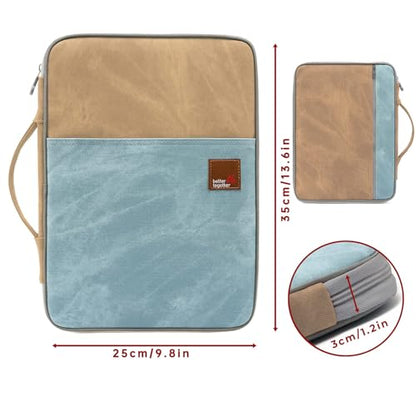 mygreen Universal Travel Gear Organizer/Electronics Accessories Bag/Document File Bag - color: Khaki and Light Blue