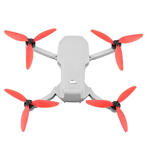 BTG Quick Release Three-Blade Propellers Blades Compatible with DJI Mavic Mini/Mini 2 / Mini 4K Drone (Red)