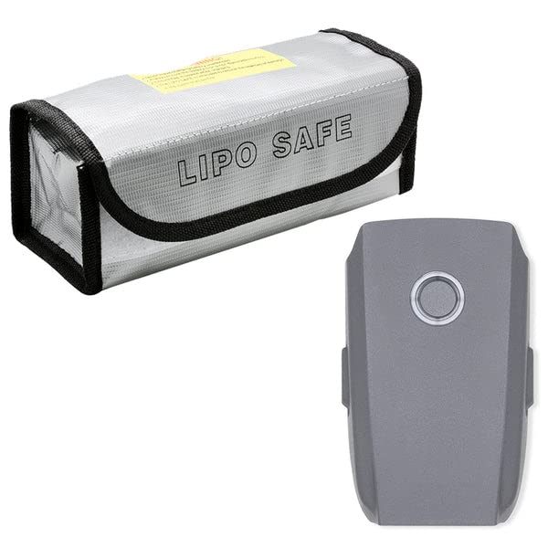 ExpertPower Replacement Battery for DJI Mavic 2 with Safety Bag - Includes One Intelligent Flight Battery Pack and One Fireproof Storage Bag - size: 1 Battery + Safety Bag